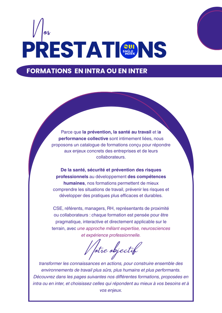 bien être au travail neurosciences cognitives QVCT RSE FORMATIONS CSE
espace plaisir spa plaisir petit déjeuner équilibré repas équilibré bienveillance bonne humeur gestion du stress reconversion france travail professionnelle faire le point pôle emploi, projet professionnel évolution professionnelle reconversion parcours professionnel la formation professionnelle demandeurs d emploi fongecif reconversion professionnelle situation professionnelle professionnalisation formation professionnelle changer de métier individuel de formation congé individuel reconvertir marché de l emploi aptitudes mobilité professionnelle orientation professionnelle réorientation recherche d emploi demandeur d emploi parcours de formation activité professionnelle secteur d activité faire une reconversion créer des compétences envies professionnelles suivre une formation projet de formation congé individuel de formation employabilité carrières carrière professionnelle burn out dépression depression stress vie pro vie privée patron toxique aide bilan de compétences gestion des émotions NANTES ou en visio santé mentale CPF gratuit prévention